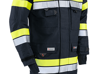 Ergonomisch vorgeformte Ärmel