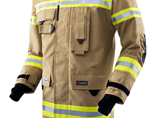 Ergonomisch vorgeformte Ärmel