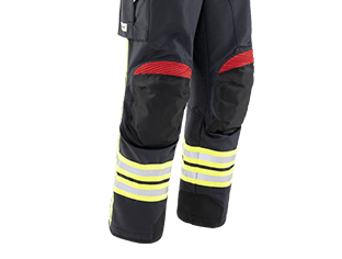 Ergonomisch vorgeformte Hosenbeine