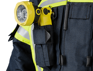 Knickkopflampen-Halterung