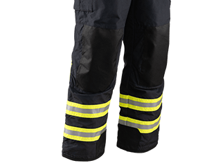 Ergonomisch vorgeformte Hosenbeine