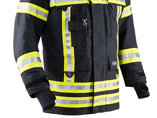 Ergonomisch vorgeformte Ärmel