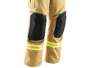 Ergonomisch vorgeformte Hosenbeine