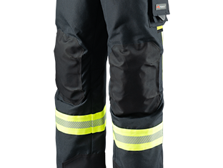 Ergonomisch vorgeformte Hosenbeine