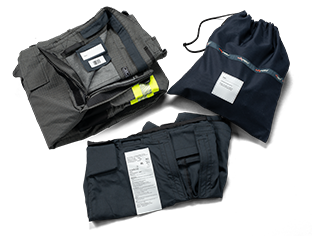 Namensetikett Hose, Innenhose und Aufbewahrungsbeutel