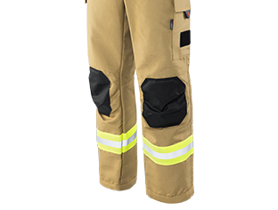 Ergonomisch vorgeformte Hosenbeine