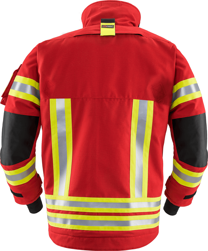 VINTAGE 1960S FIREFIGHTER FIRE TURNOUT COAT JANESVILLE