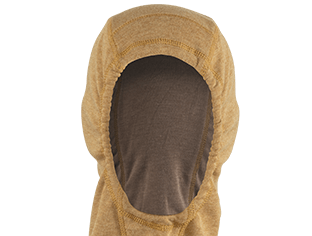 Wide-cut facial field with elastic band