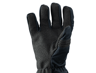 Hand inner surface reinforced