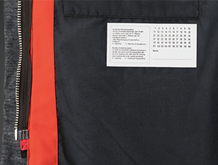 Laundering protocol label 