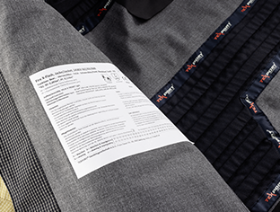 Laundering protocol label 