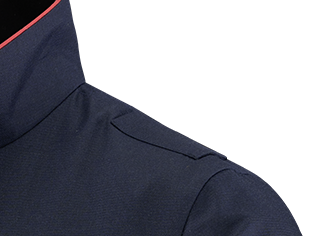 Shoulder tunnel for rank tab