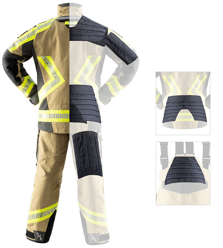 X-TEND GEAR インナー FIRE WRAP FULL-SUITS L China 2024 NEW MODEL EN469 CERTIFICATED NOMEX IIIA 4 LAYER 3
